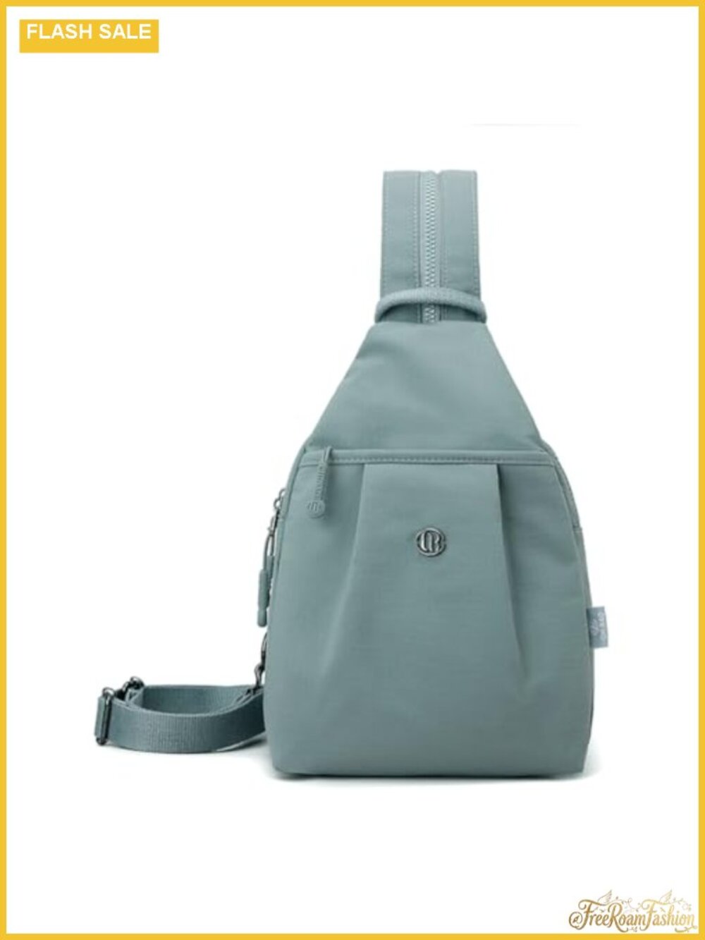 3-in-1 Convertible Backpack Sling Crossbody Water-Resistant Nylon Travel